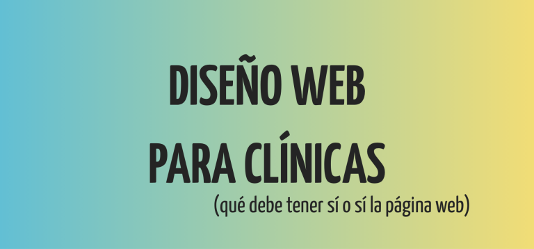 diseño web para clínicas que transmite confianza